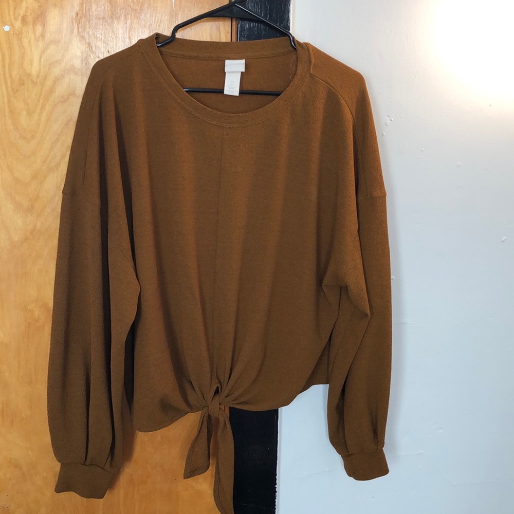 H&M tie-front top!